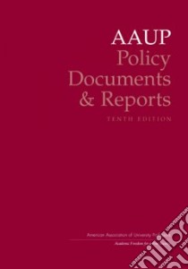 AAUP Policy Documents & Reports libro in lingua di Not Available (NA)