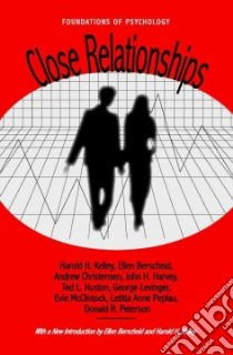 Close Relationships libro in lingua di Kelley Harold H., Berscheid Ellen, Christensen Andrew, Harvey John H., Huston Ted L.