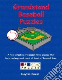 Grandstand Baseball Puzzles libro in lingua di Duvall Clayton