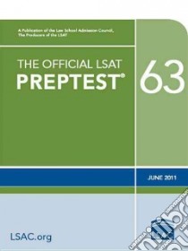 The Official Lsat Preptest 63 libro in lingua di Law School Admission Council (COR)
