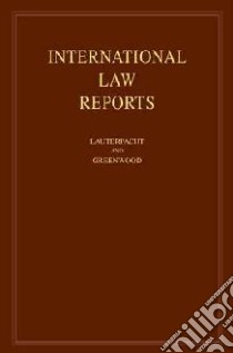 International Law Reports: Volume 147 libro in lingua di Elihu Lauterpacht