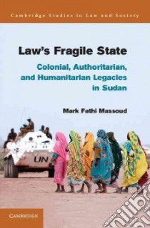 Law's Fragile State libro in lingua di Massoud Mark Fathi