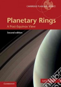 Planetary Rings libro in lingua di Esposito Larry
