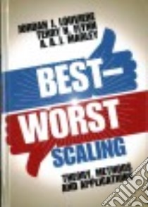 Best-Worst Scaling libro in lingua di Louviere Jordan J., Flynn Terry N., Marley A. A. J.