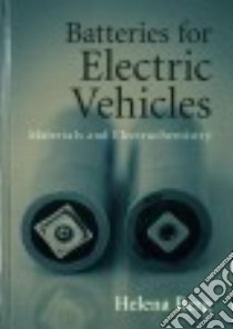 Batteries for Electric Vehicles libro in lingua di Berg Helena
