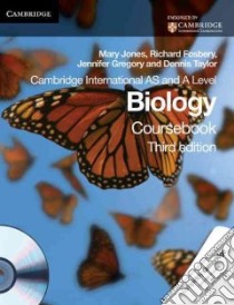 Cambridge International AS and A Level Biology Coursebook wi libro in lingua di Mary Jones
