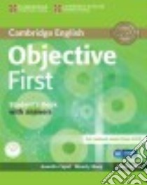 Objective First 4ed Sb W/a+cdrom libro in lingua di Capel Annette, Sharp Wendy