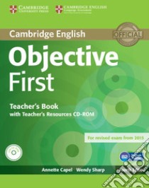 Objective First. Teacher's book. Con CD-Audio libro in lingua di Capel Annette, Sharp Wendy