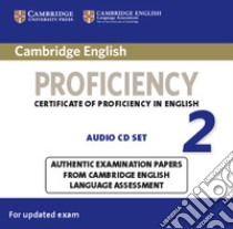 Cambridge English Proficiency Audio Cd (2) libro in lingua