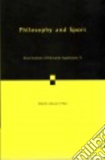 Philosophy and Sport libro in lingua di O'Hear Anthony (EDT)