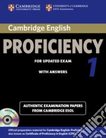 Camb Engl Proficiency 1 W/a+cd libro in lingua