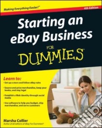 Starting an eBay Business For Dummies libro in lingua di Collier Marsha