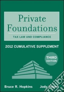 Private Foundations libro in lingua di Hopkins Bruce R., Blazek Jody