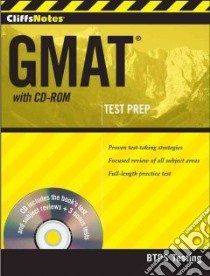 CliffsNotes GMAT libro in lingua di Bobrow Test Preparation Services (COR), Kohn Ed (CON), Mondragon-Gilmore Joy Ph.D. (CON)