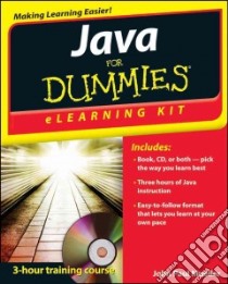 Java Elearning Kit for Dummies libro in lingua di Mueller John Paul