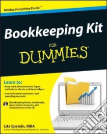 Bookkeeping Kit for Dummies libro in lingua di Epstein Lita