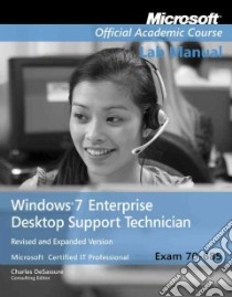Windows 7 Enterprise Desktop Support Technician libro in lingua di John Wiley & Sons (COR)