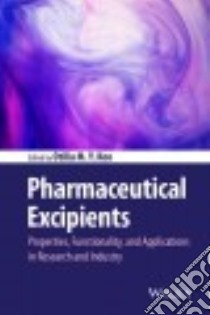 Pharmaceutical Excipients libro in lingua di Koo Otilia M. Y. (EDT)