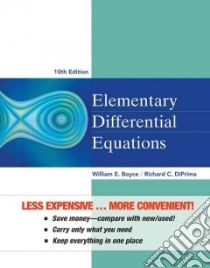 Elementary Differential Equations libro in lingua di Boyce William E., DiPrima Richard C.