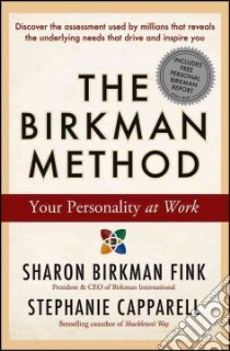 The Birkman Method libro in lingua di Fink Sharon Birkman, Capparell Stephanie