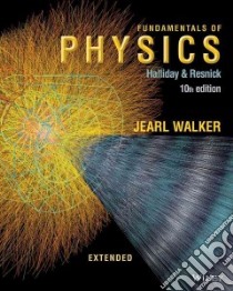 Fundamentals of Physics libro in lingua di Walker Jearl, Halliday David, Resnick Robert