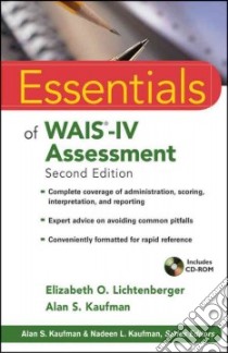 Essentials of WAIS-IV Assessment libro in lingua di Lichtenberger Elizabeth O., Kaufman Alan S.