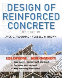 Design of Reinforced Concrete libro in lingua di McCormac Jack C.