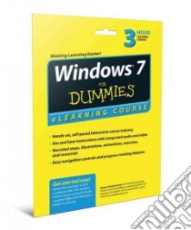 Windows 7 for Dummies Elearning Course Access Code Card only libro in lingua di Not Available (NA)
