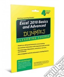 Mocrosoft Excel 2010 Basics And Advanced For Dummies eLearning Course libro in lingua di Not Available (NA)