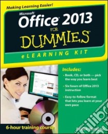 Office 2013 for Dummies eLearning Kit libro in lingua di Wempen Faithe