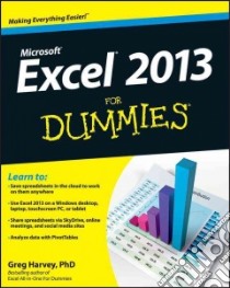 Excel 2013 For Dummies libro in lingua di Harvey Greg