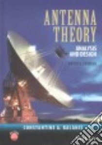 Antenna Theory libro in lingua di Balanis Constantine A.