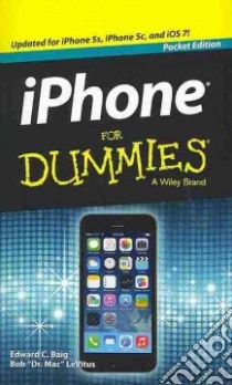 Iphone for Dummies libro in lingua di Baig Edward C., Levitus Bob