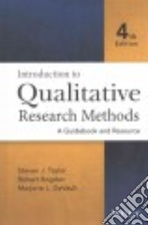 Introduction to Qualitative Research Methods libro in lingua di Taylor Steven J., Bogdan Robert, Devault Marjorie L.