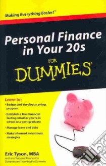 Personal Finance in Your 20's for Dummies + Investing in Your 20's & 30's for Dummies libro in lingua di Tyson Eric