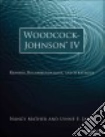 Woodcock-johnson IV libro in lingua di Mather Nancy, Jaffe Lynne E.
