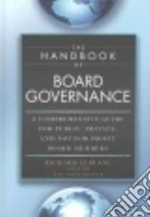 The Handbook of Board Governance libro in lingua di Leblanc Richard (EDT), Fraser John R. S. (CON)