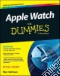 Apple Watch for Dummies libro in lingua di Saltzman Marc