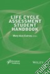 Life Cycle Assessment Student Handbook libro in lingua di Curran Mary Ann (EDT)