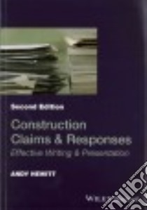Construction Claims & Responses libro in lingua di Hewitt Andy