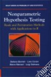 Nonparametric Hypothesis Testing libro in lingua di Bonnini Stefano, Corain Livio, Marozzi Marco, Salmaso Luigi