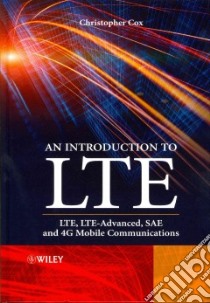 An Introduction to LTE libro in lingua di Cox Christopher