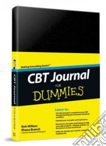 CBT Journal For Dummies libro in lingua di Willson Rob, Branch Rhena