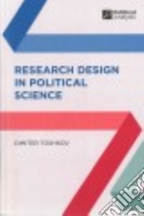 Research Design in Political Science libro in lingua di Toshkov Dimiter