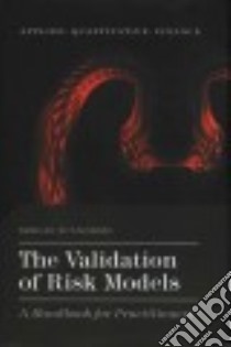 The Validation of Risk Models libro in lingua di Scandizzo Sergio