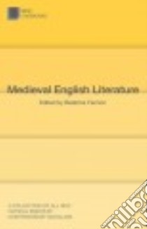 Medieval English Literature libro in lingua di Fannon Beatrice (EDT)