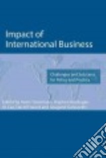 Impact of International Business libro in lingua di Tüselmann Heinz (EDT), Buzdugan Stephen (EDT), Golesorkhi Sougand (EDT), Cao Qi (EDT), Freund David (EDT)