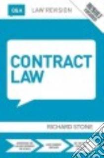 Q&a Contract Law libro in lingua di Stone Richard