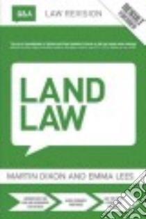 Q&a Land Law libro in lingua di Dixon Martin, Lees Emma
