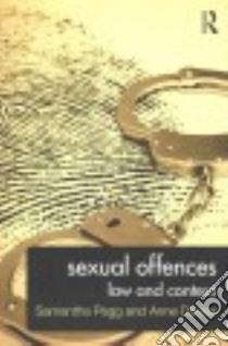 Sexual Offences libro in lingua di Pegg Samantha, Davies Anne